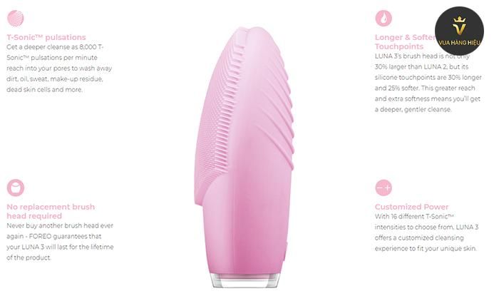 May rua mat Foreo Luna 3 - Silicone